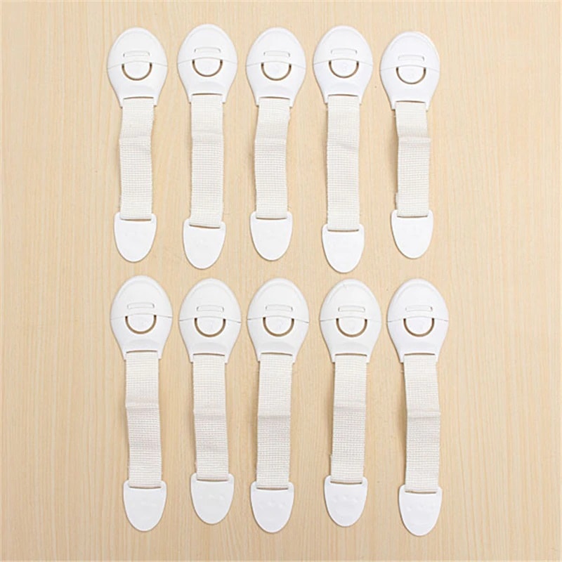 Refrigerator Lock Baby Care Safety Straps (10 pieces)